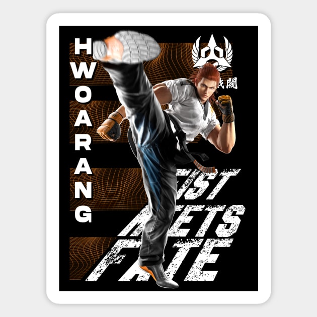 Hwoarang (Tekken 8) Magnet by wenderinf
